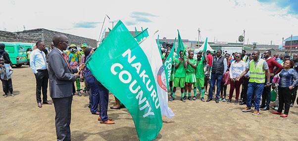 Safaricom officially flags off Rift Valley Regional finals with a series of Community Engagement Activities