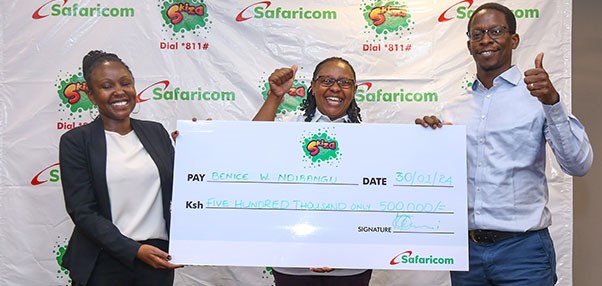 Safaricom Rewards Loyal Customers in The ‘Skiza 100 Days 100 Winners’ Campaign